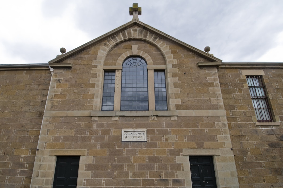 Penitentiary Chapel (1831), at site of Hobart's first gaol.