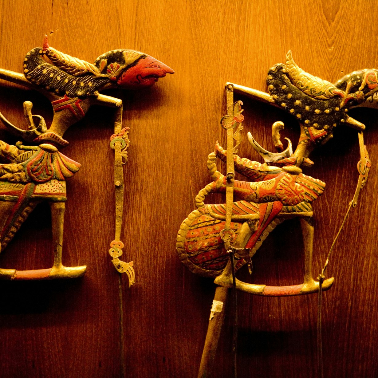 Marrionette puppets in Museum Wayang.