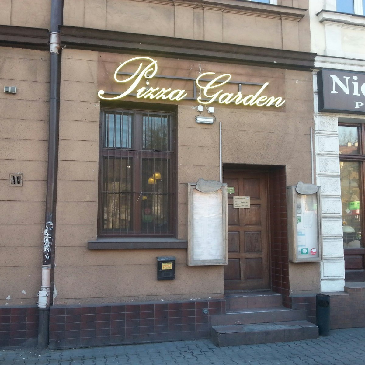 Pizza Garden, across the river located in an assuming spot you'll find this, arguably the best pizza place in Krakow