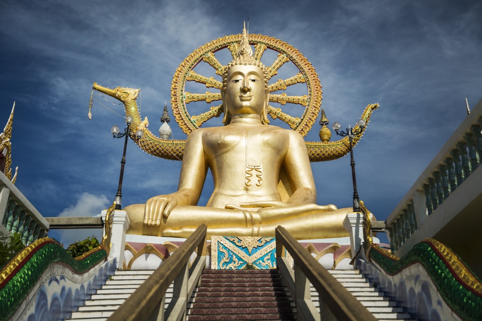 The Big Buddha at Wat Phra Yai temple