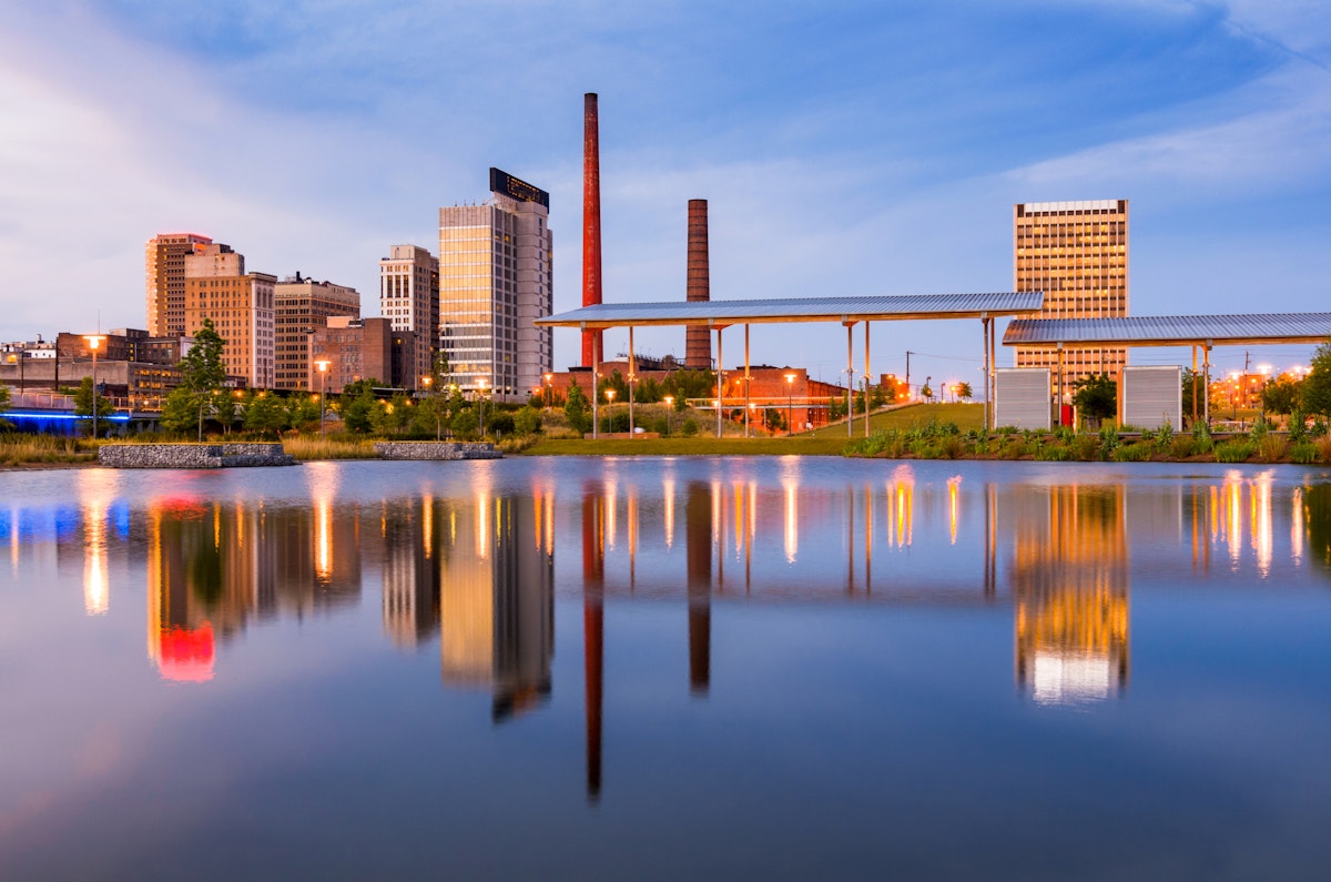 Birmingham, Alabama, USA city skyline.; Shutterstock ID 410812180