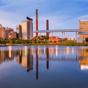 Birmingham, Alabama, USA city skyline.; Shutterstock ID 410812180