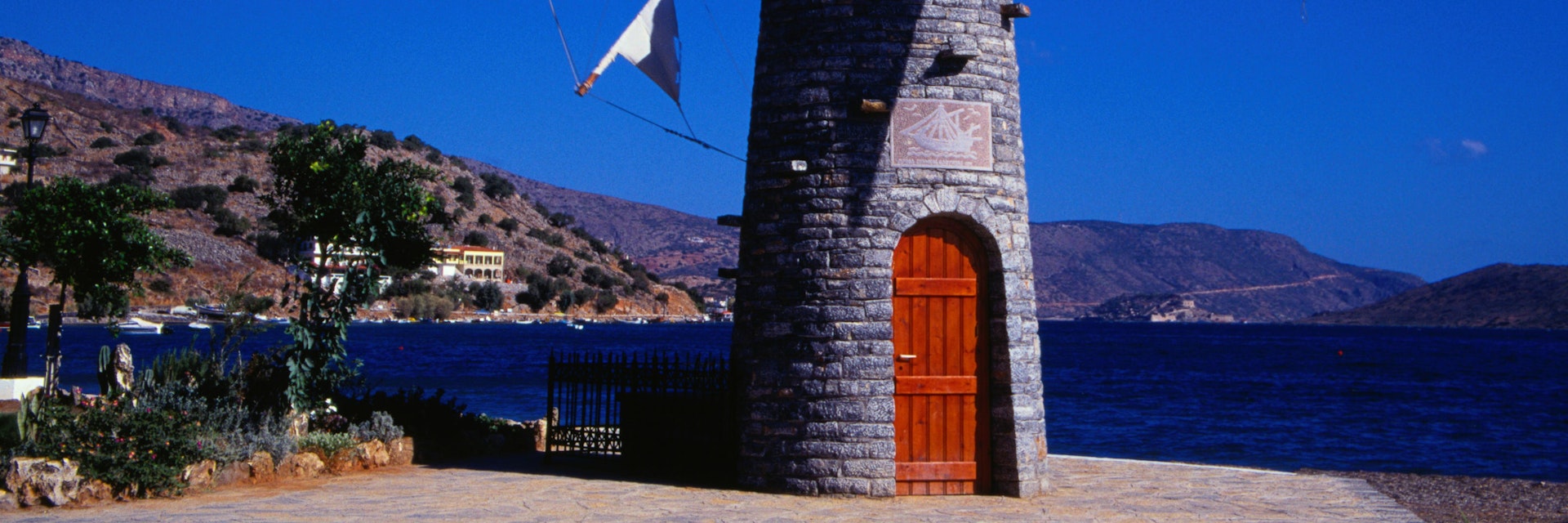 Windmill on the coastline - Sitia, Lasithi Province, Crete