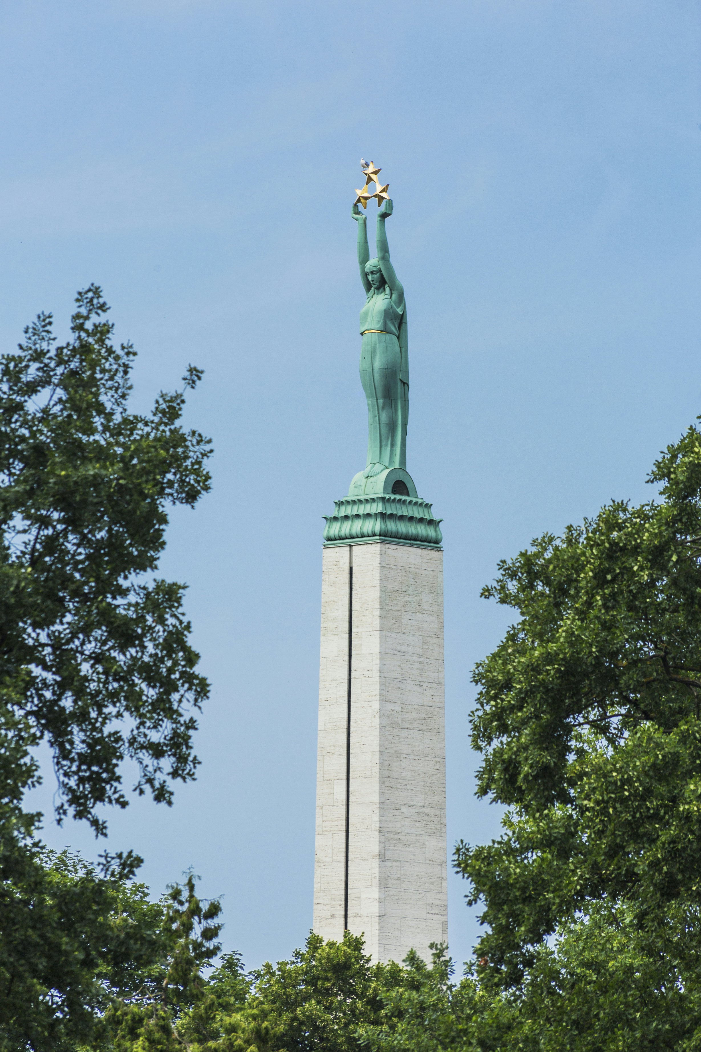 View of the Freedom Monument