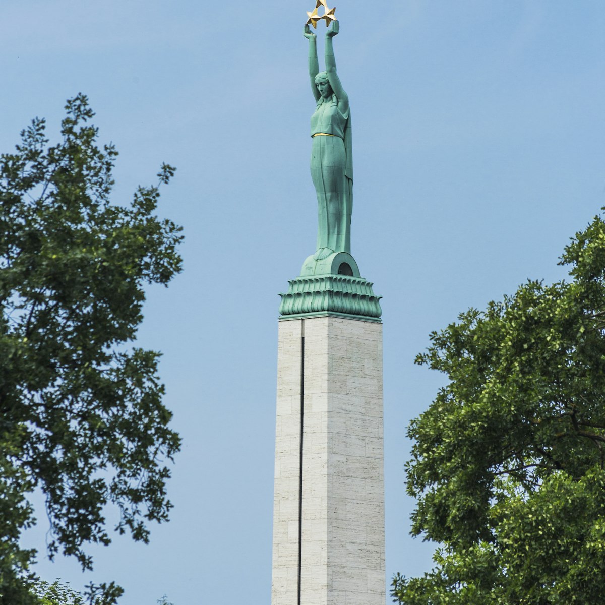 View of the Freedom Monument
