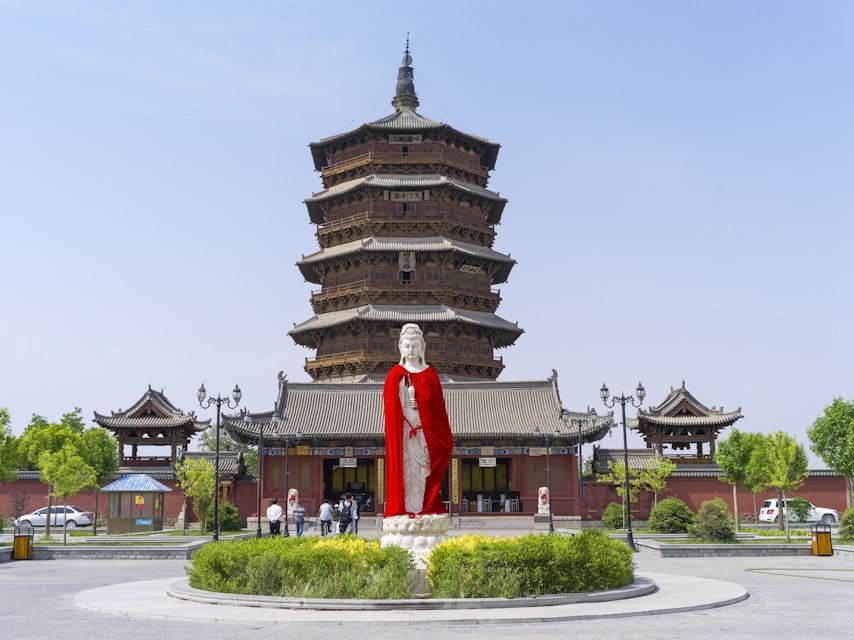 Yingxian Wooden Pagoda. Shanxi. China.