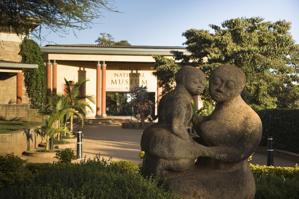 Statue in front of Nairobi National museum.