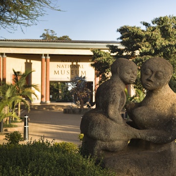 Statue in front of Nairobi National museum.