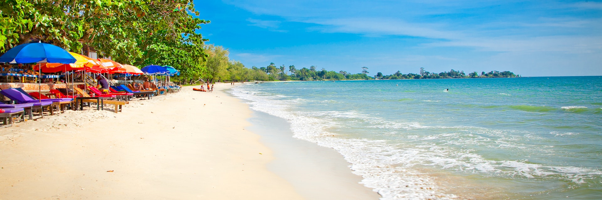 Beautiful tropical Independence beach in Sihanoukville, Cambodia .; Shutterstock ID 174307274; Your name (First / Last): Josh Vogel; GL account no.: 56530; Netsuite department name: Online Design; Full Product or Project name including edition: Digital Content/Sights