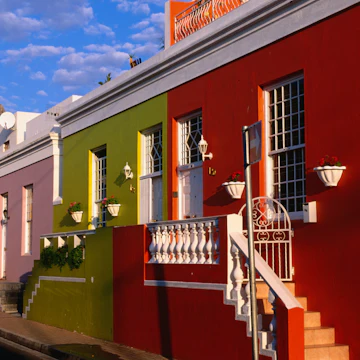 Bo-Kaap, Chiappini Street, Muslim Cape-Malay area.