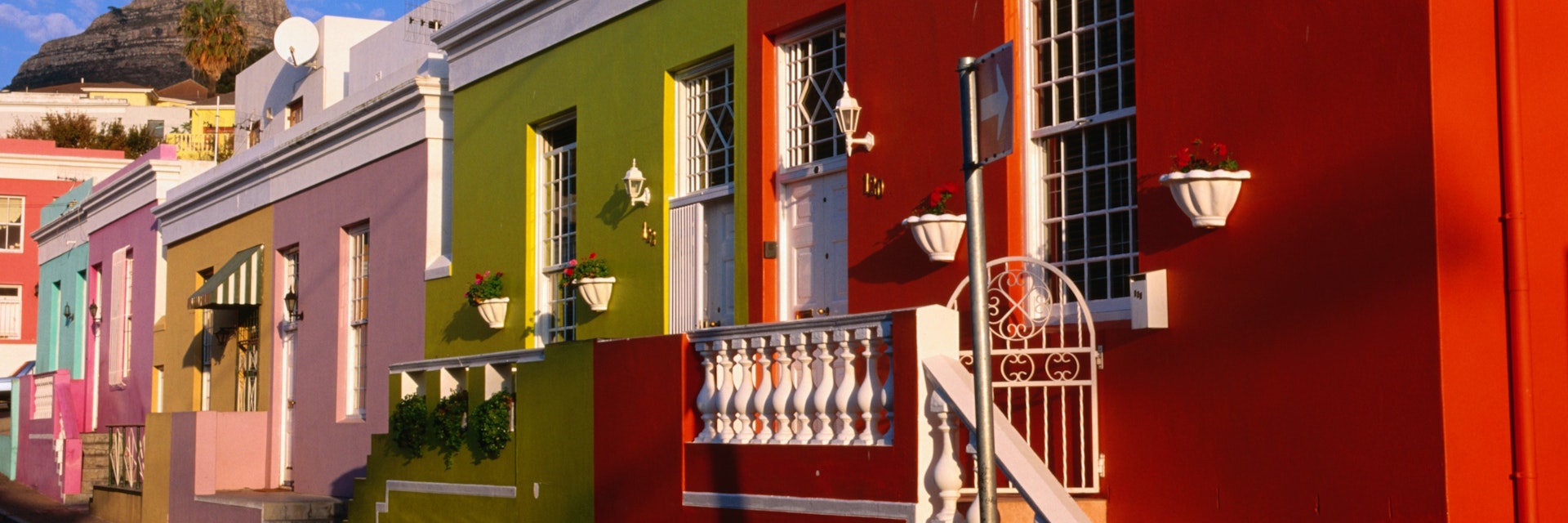 Bo-Kaap, Chiappini Street, Muslim Cape-Malay area.