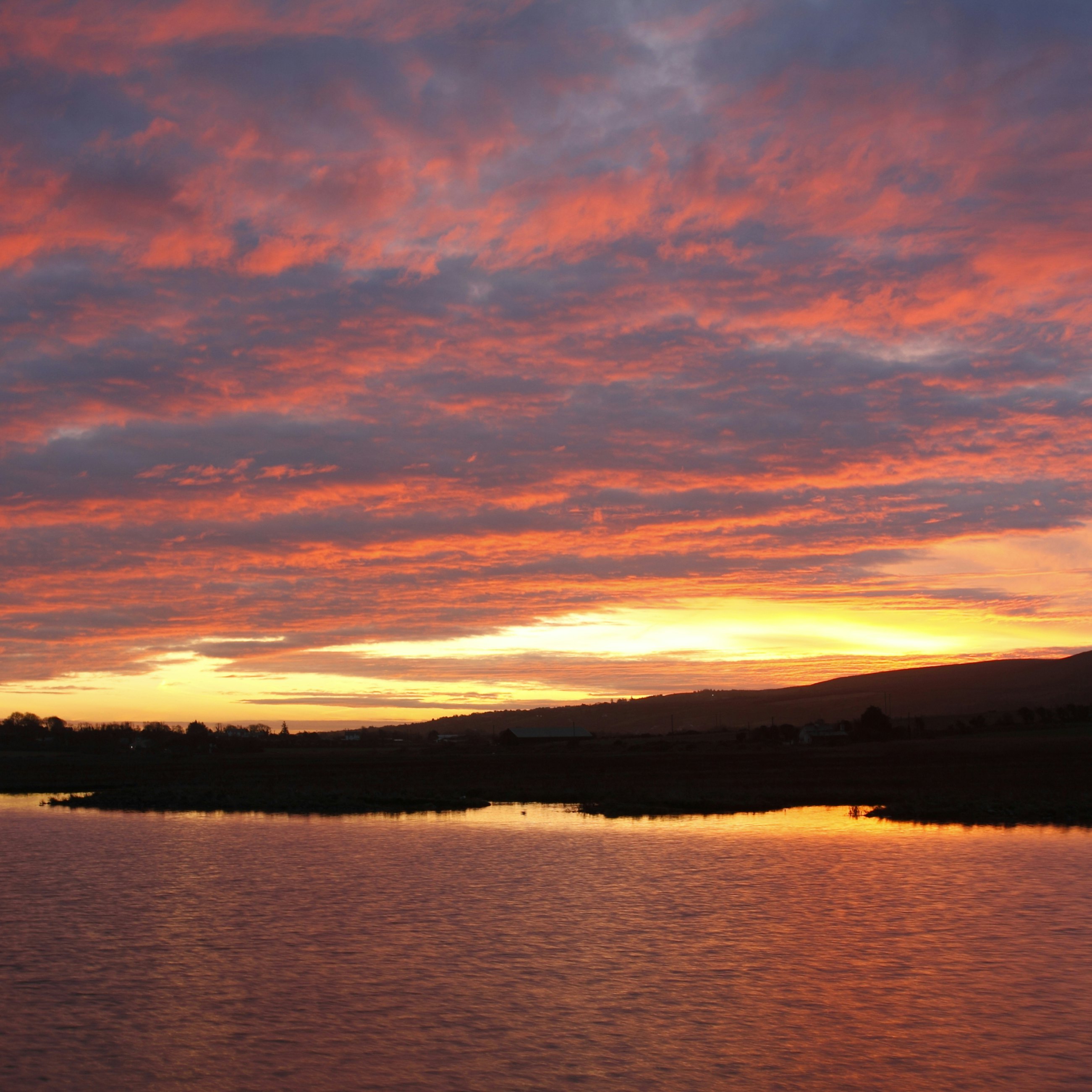 Sunrise over Tralee wetlands.