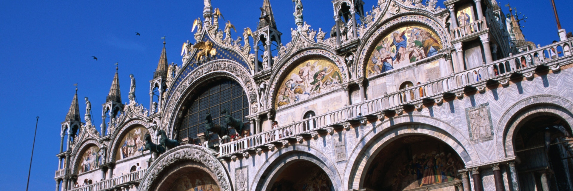 Facade of St Marks Basilica.