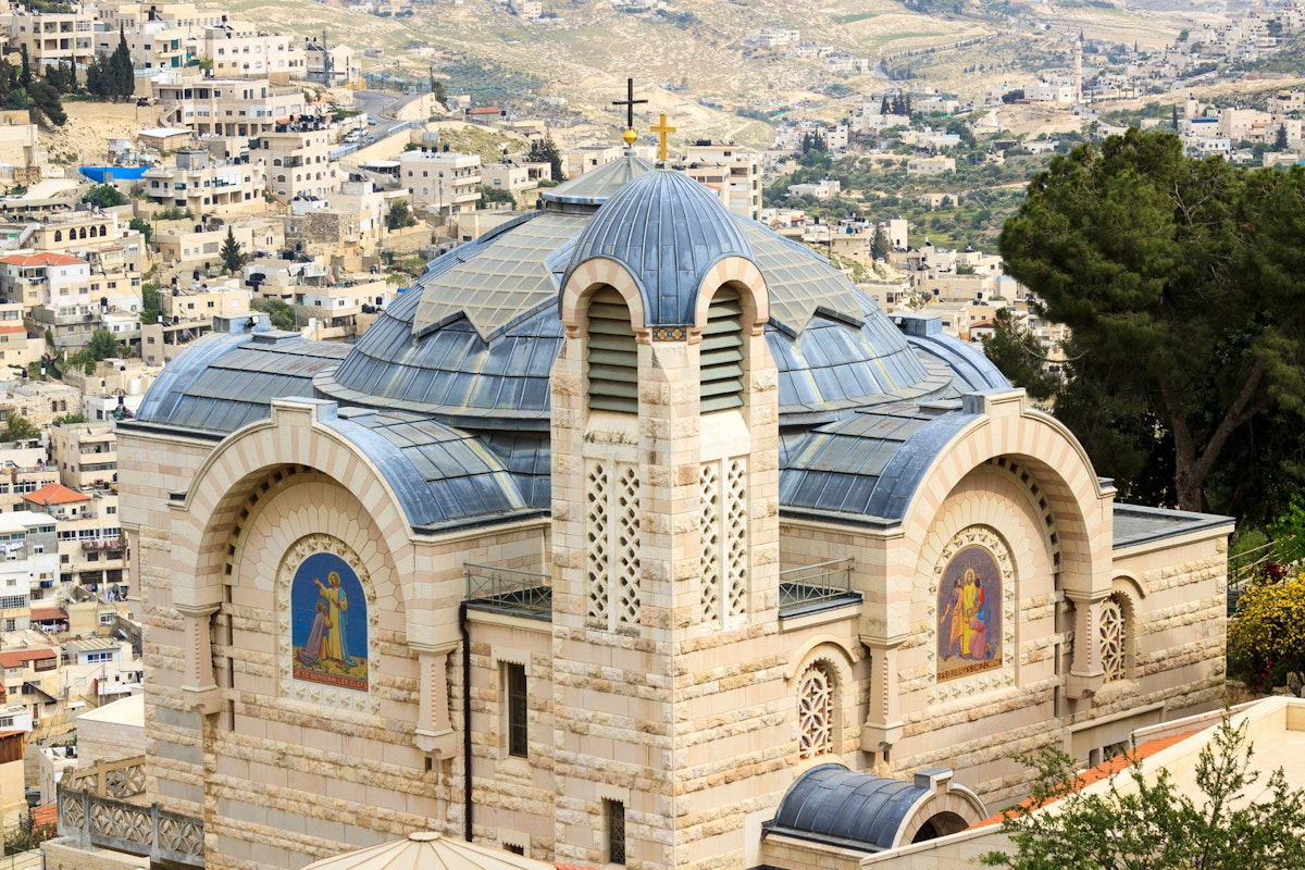 St. Peter in Gallicantu Monastery on Zion Mount in Jerusalem; Shutterstock ID 267545036; Your name (First / Last): Lauren Keith; GL account no.: 65050; Netsuite department name: Online Editorial; Full Product or Project name including edition: Israel Update 2017