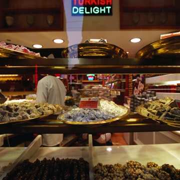 Turkish delight shop, Istiklal Caddesi.