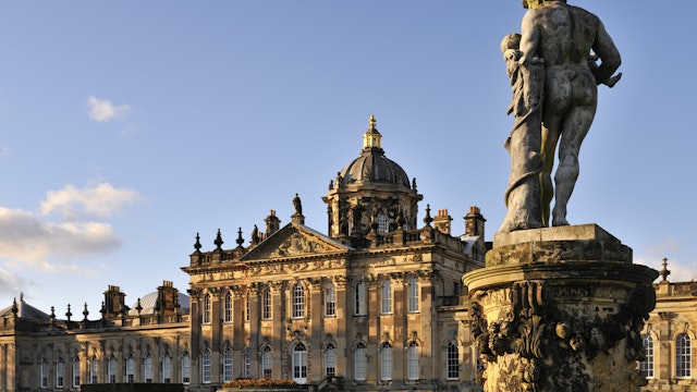 UK, England, North Yorkshire, View of Castle Howard