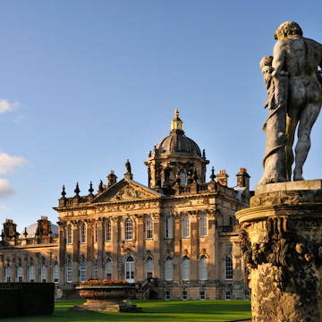 UK, England, North Yorkshire, View of Castle Howard