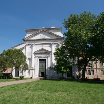 The dazzling facade of the Basilica di San Pietro di Castello