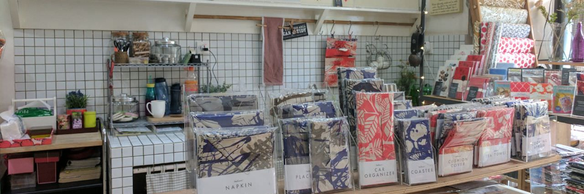 Inside the Tulisan store.