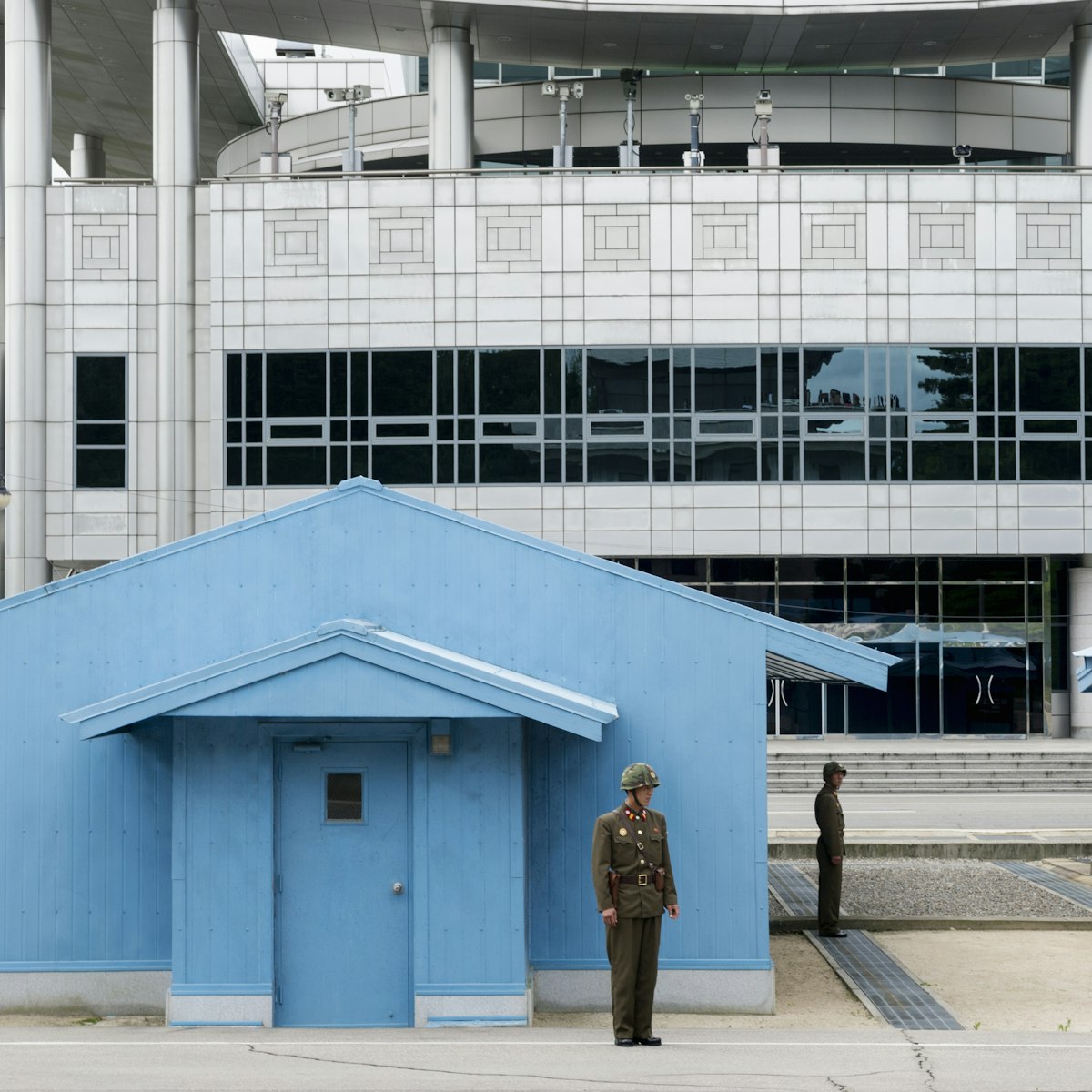 North Korean soldiers, Korean Demilitarized Zone