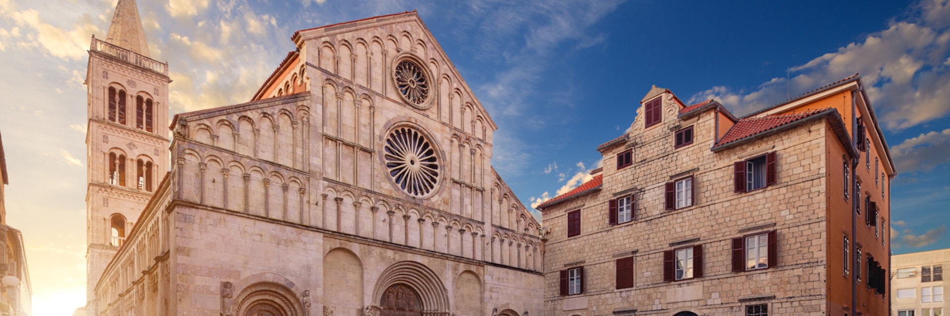 The Cathedral of St. Anastasia,  Roman Catholic cathedral in Zadar, Croatia; Shutterstock ID 770384290; Your name (First / Last): Anna Tyler; GL account no.: 65050; Netsuite department name: Online Editorial; Full Product or Project name including edition: destination-image-southern-europe