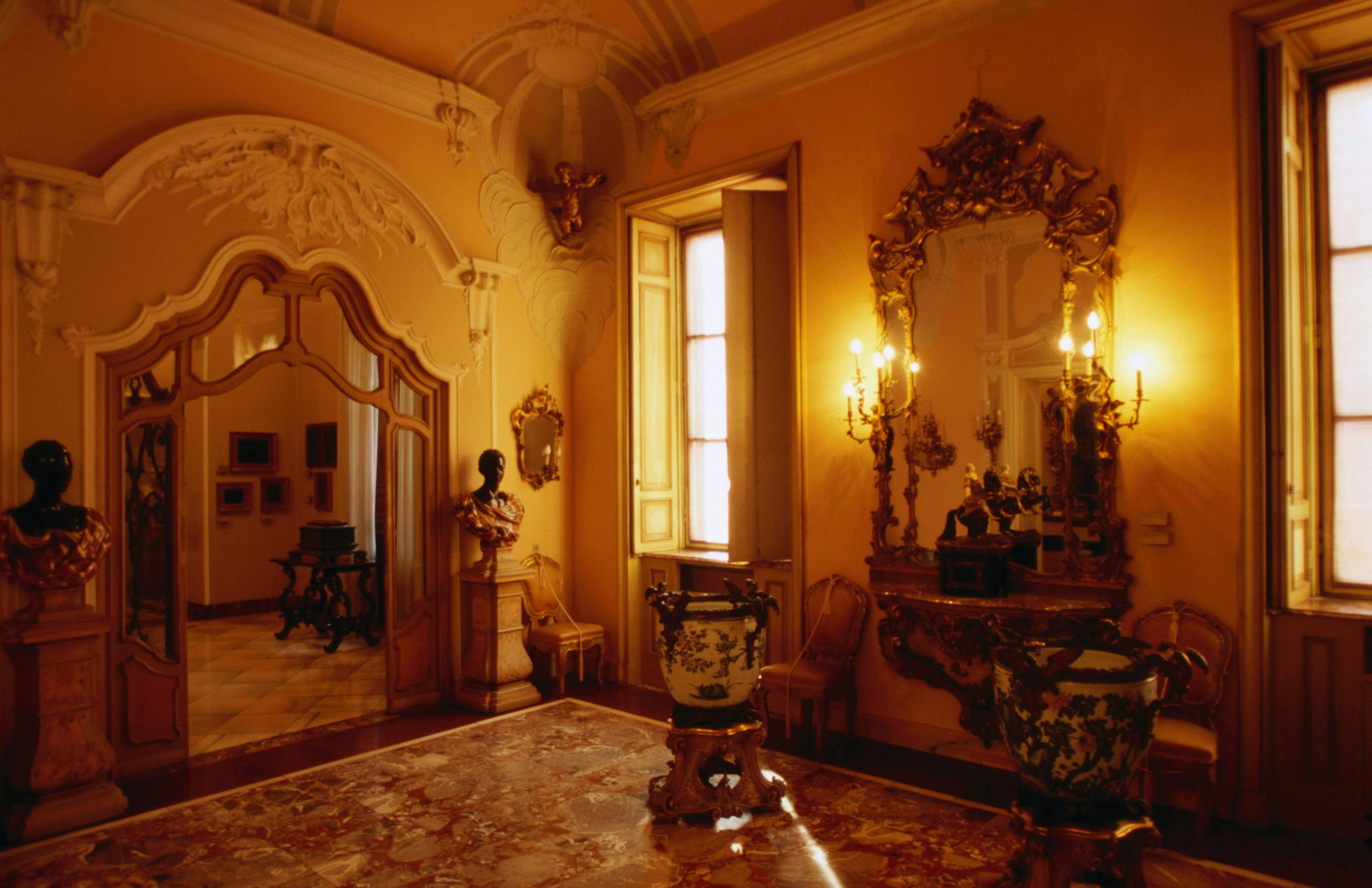 Interior of Museo Poldi Pezzoli.