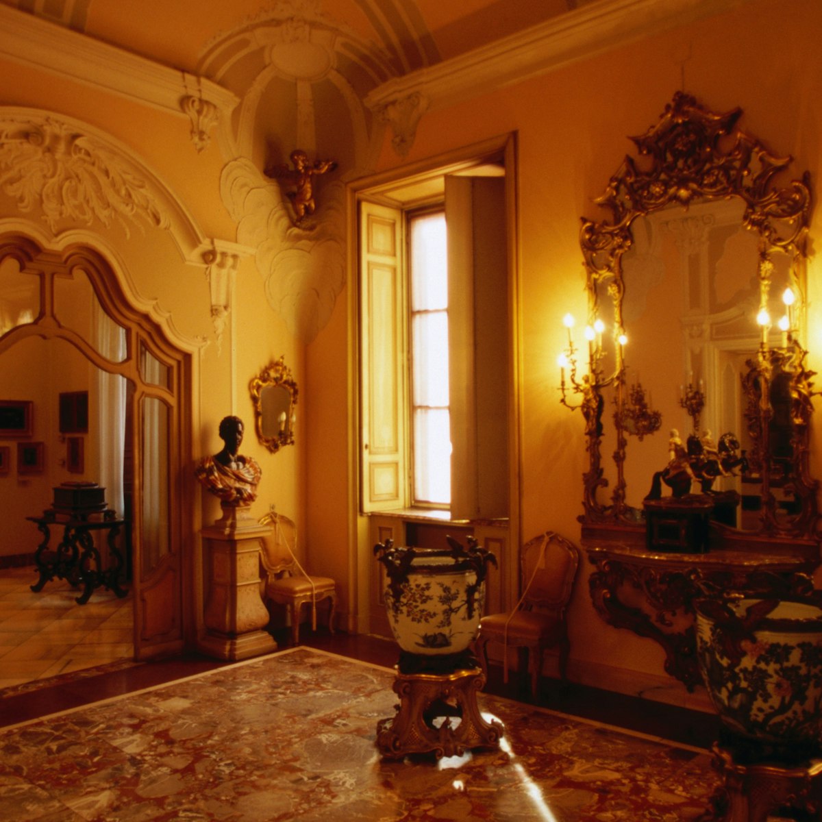 Interior of Museo Poldi Pezzoli.