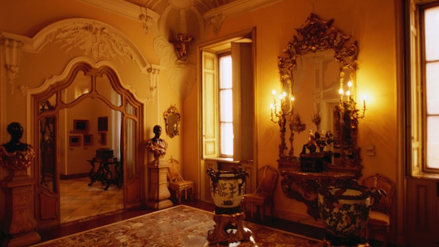 Interior of Museo Poldi Pezzoli.
