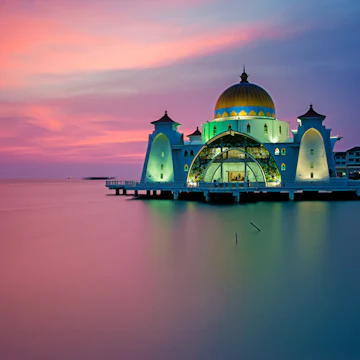 Strait mosque during sunset; Shutterstock ID 184811996; Your name (First / Last): Lauren Gillmroe; GL account no.: 56530; Netsuite department name: Online-Design; Full Product or Project name including edition: 65050/ Online Design /LaurenGillmore/POI