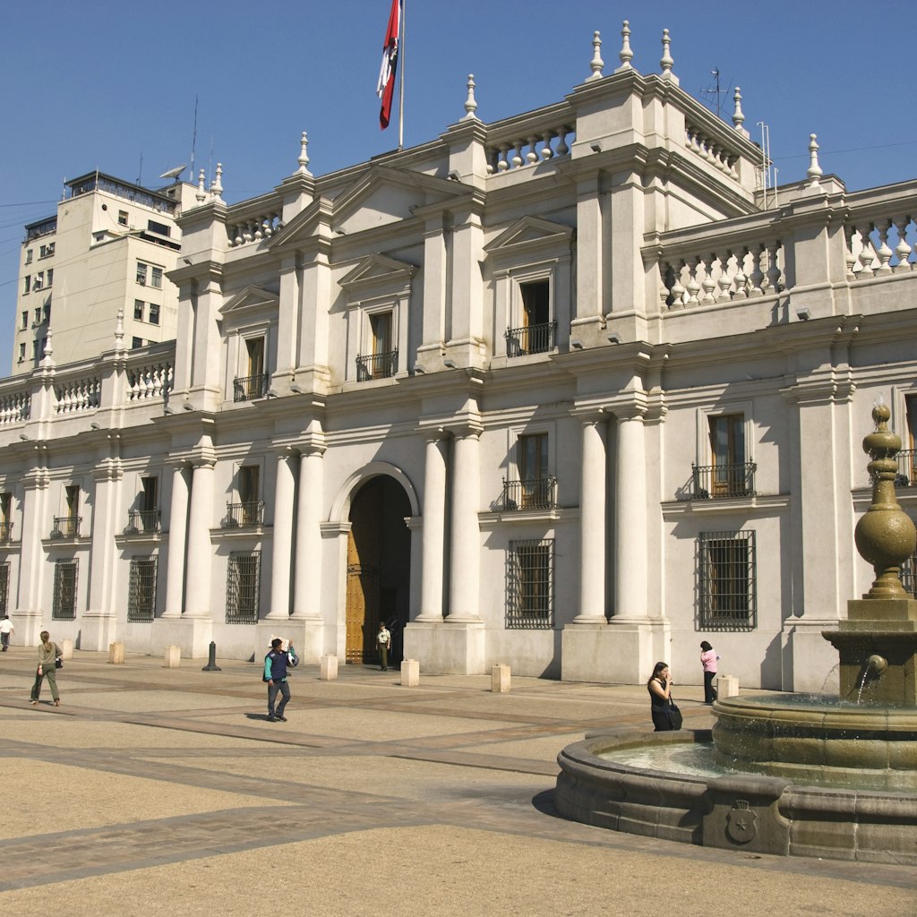 Palacio de la Moneda, Presidential Palace.