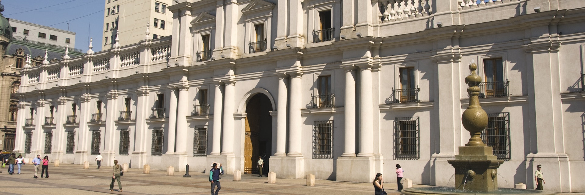 Palacio de la Moneda, Presidential Palace.