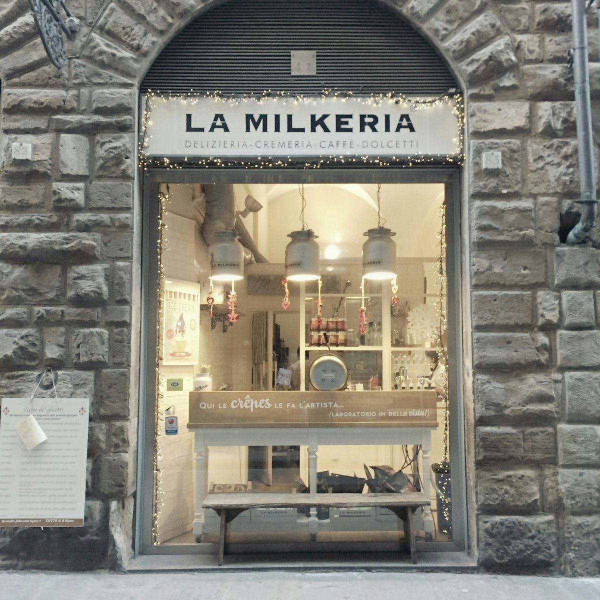 La Milkeria, shop front