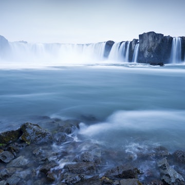 Godafoss Waterfall.