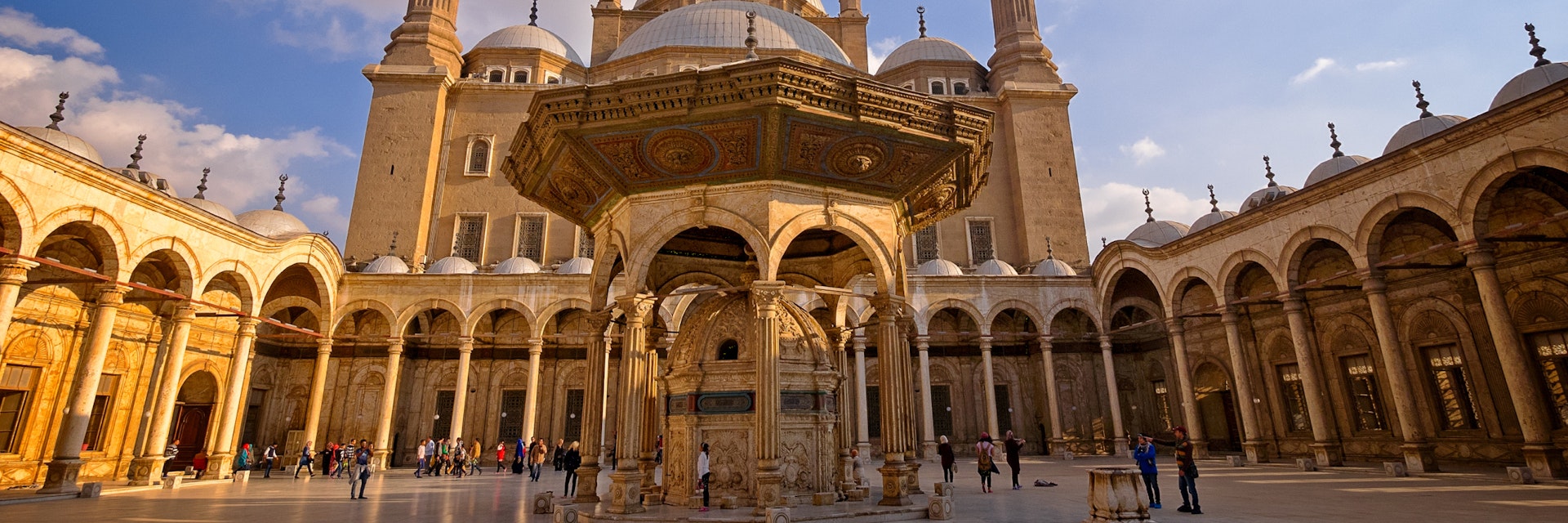 The great Mosque of Muhammad Ali Pasha or Alabaster Mosque is a mosque situated in the Citadel of Cairo in Egypt and commissioned by Muhammad Ali Pasha between 1830 and 1848.