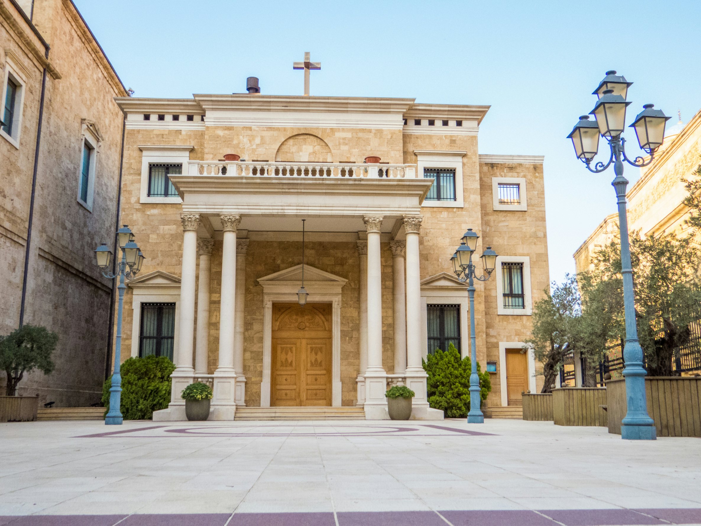 Saint George Maronite Greek Orthodox Cathedral in Beirut, Lebanon ; Shutterstock ID 764709994; Your name (First / Last): Lauren Keith; GL account no.: 65050; Netsuite department name: Online Editorial; Full Product or Project name including edition: Beirut Guides app update