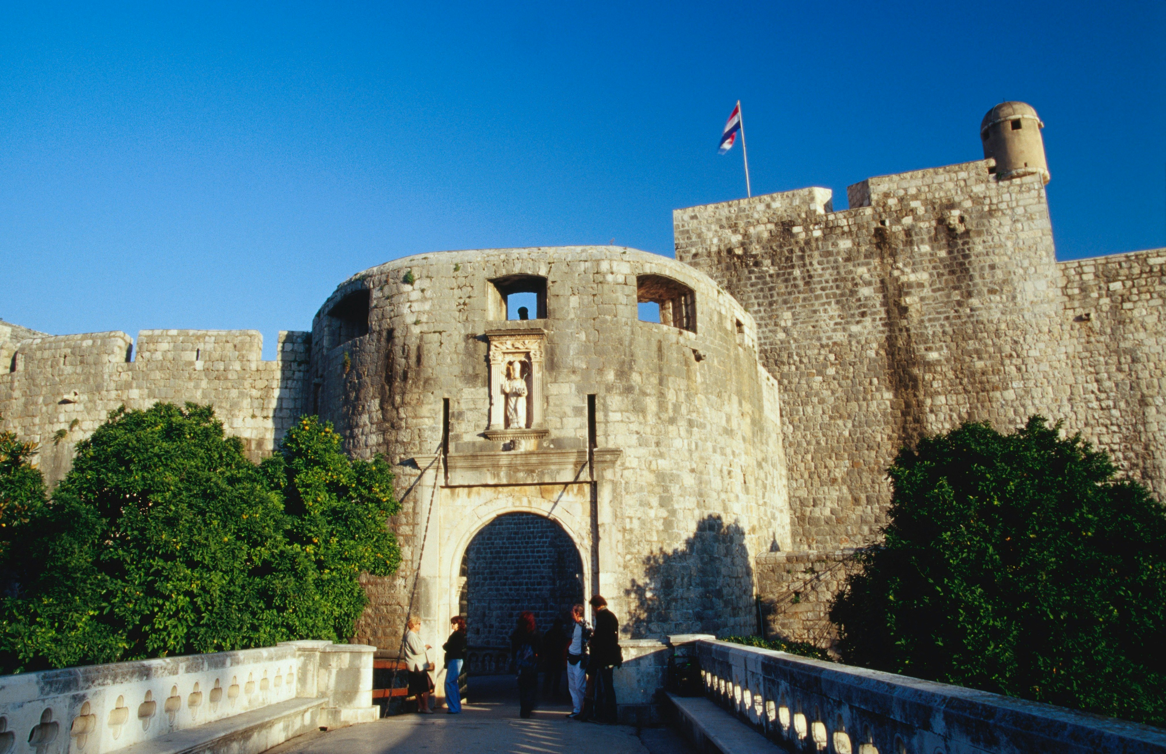 Exterior of Pile Gate.