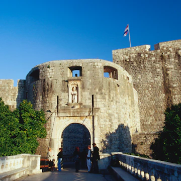 Exterior of Pile Gate.