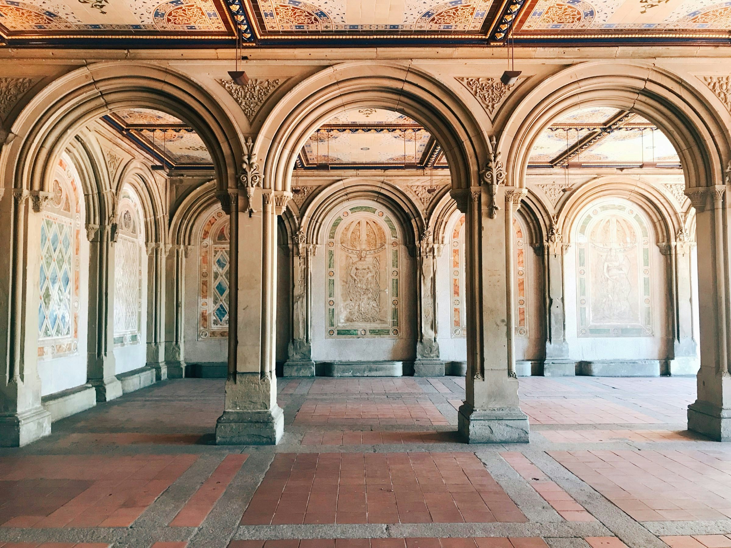 The Bethesda Terrace Central Park.