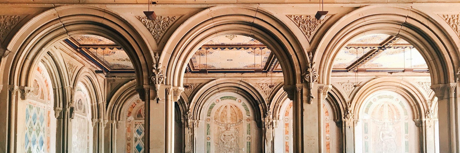The Bethesda Terrace Central Park.