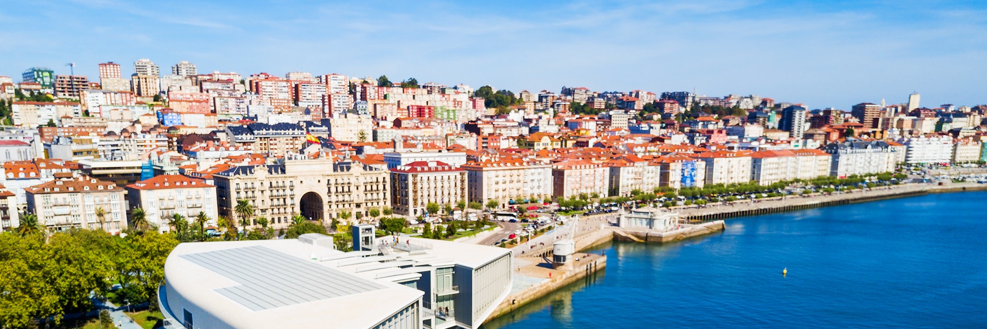 SANTANDER, SPAIN - SEPTEMBER 27, 2017: Centro Botin or Botin Center is a cultural facility building located in Santander, Spain; Shutterstock ID 1036661941