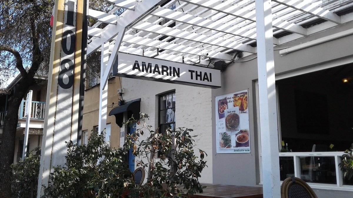 Amarin Thai restaurant.