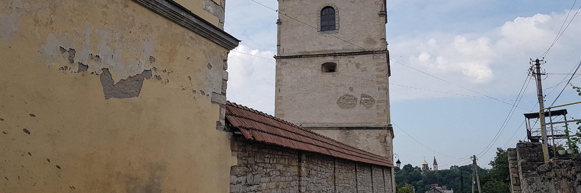Bell tower of the Armenian Church in Kamyanets-Podilsky.