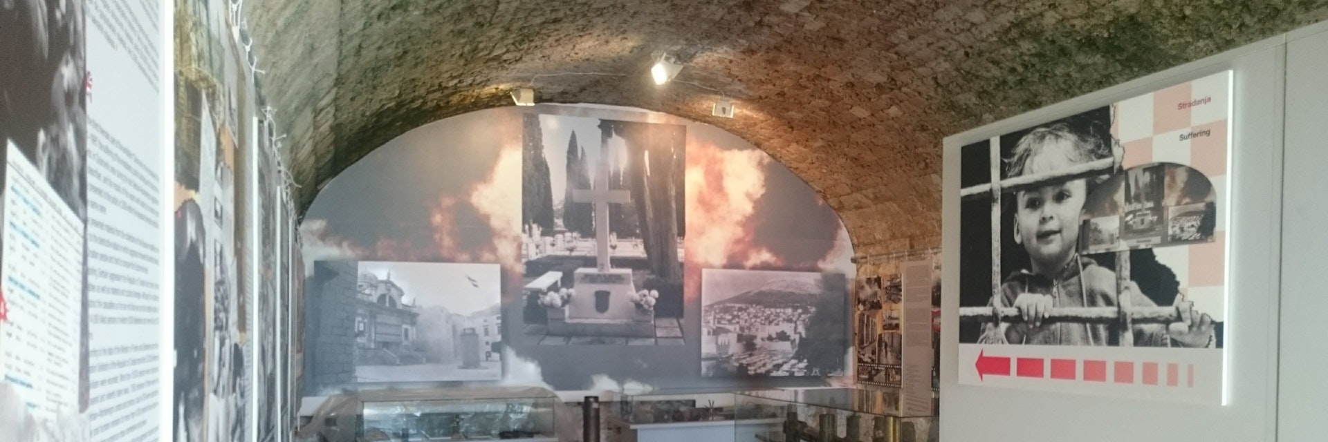 One of the Dubrovnik during the Homeland War museum displays