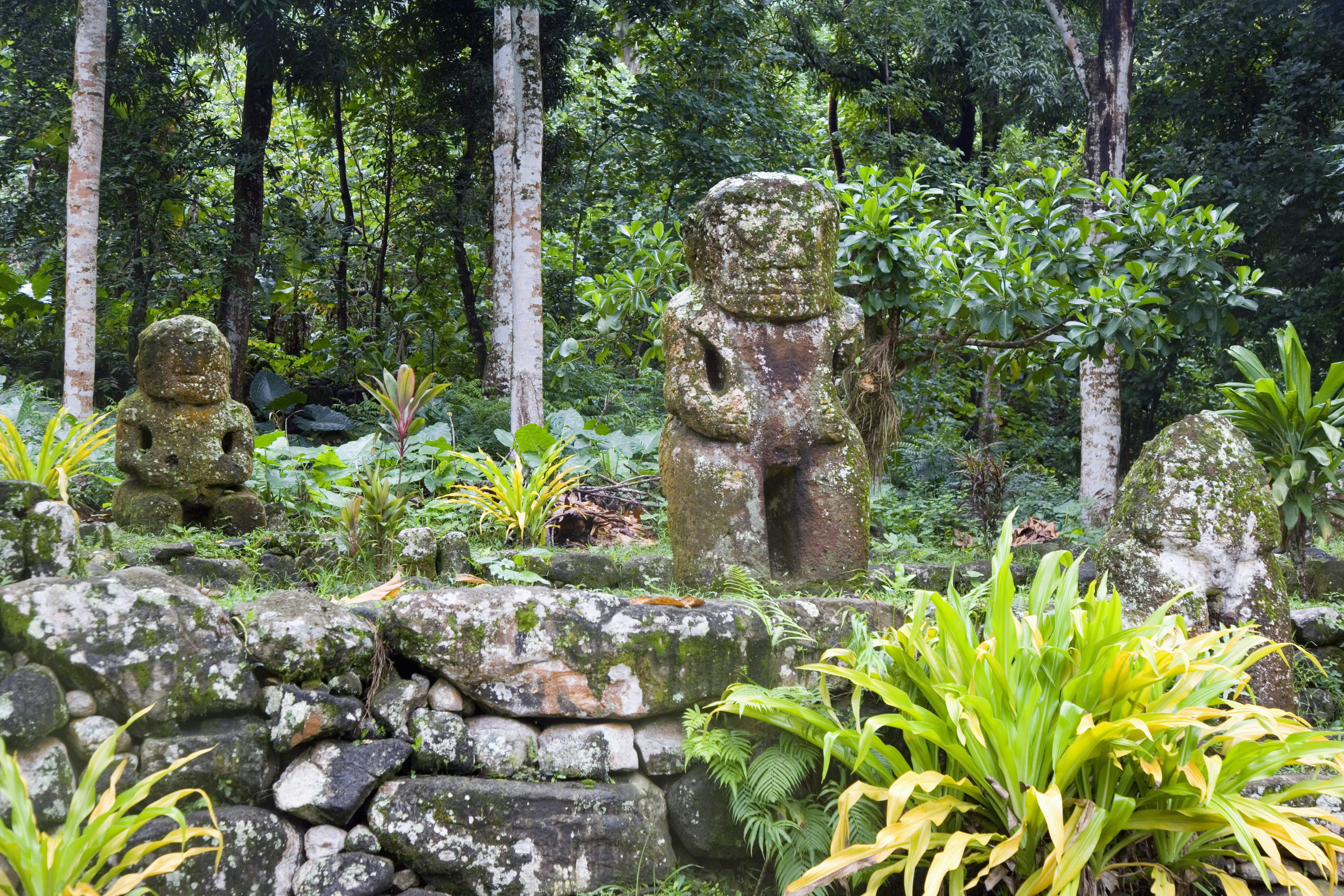 Meae's Iipona, Puamau, Hiva Oa, Marquesas Islands, French Polynesia
