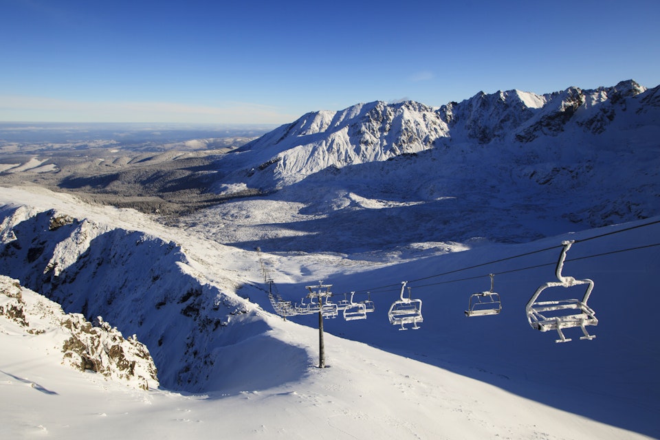 Ski chairs at Zakopane