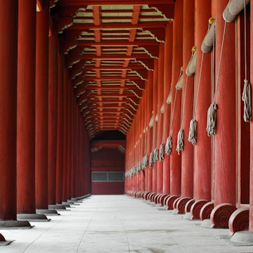 The Corridor of the Jongmyo Tae-jeon