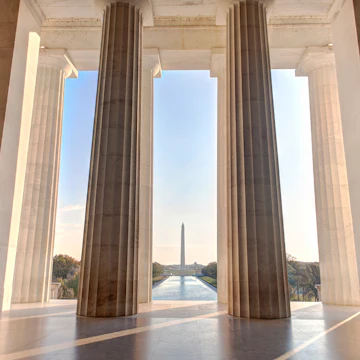 DC Sunrise from the Lincoln Memorial
