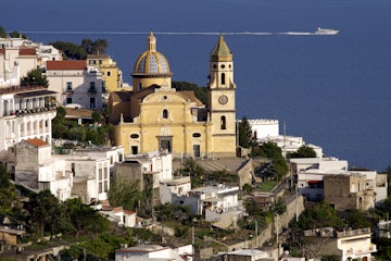 The church San Gennaro, Praiano, Amalfi Coast, UNESCO World Heritage Site, Campania, Italy, Europe