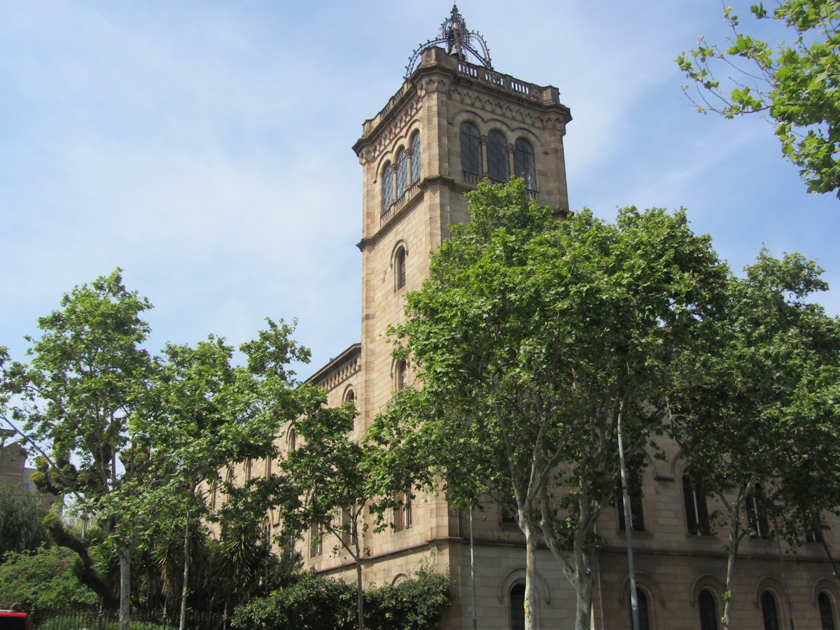 bell tower of Universitat de Barcelona