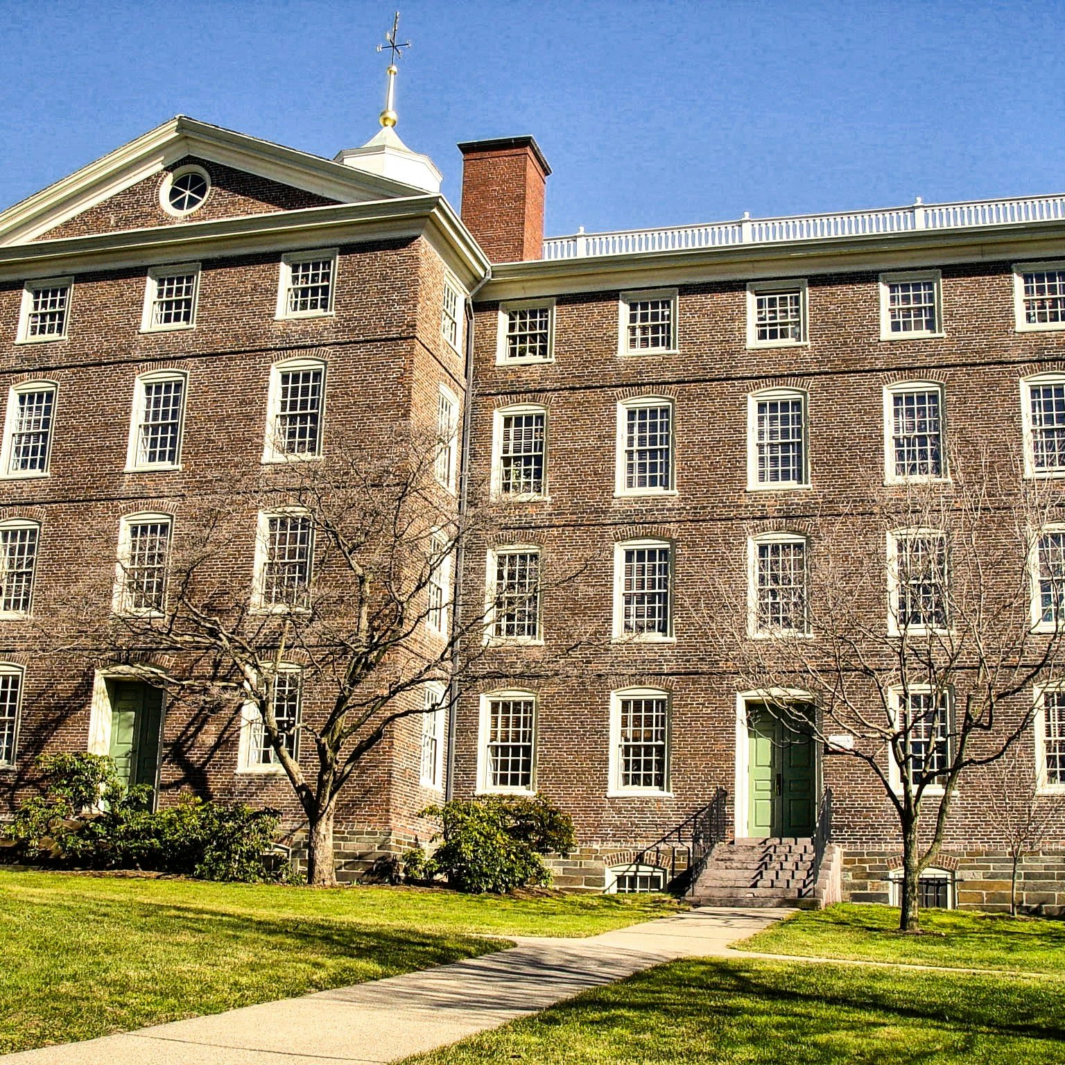 Old Brown University building